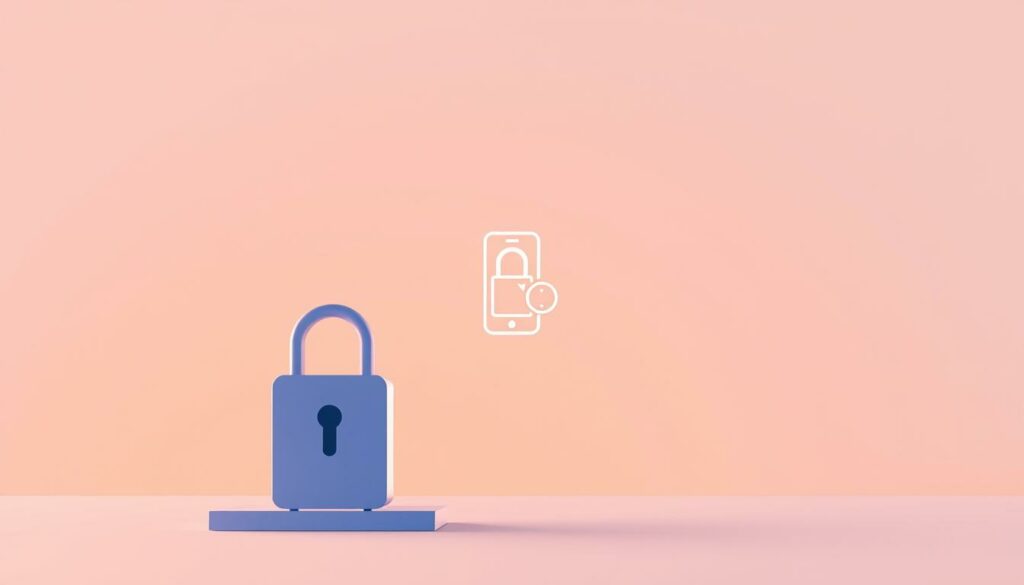 A sleek, minimalist illustration showcasing the security features of a Google account. In the foreground, a stylized lock icon representing secure access. In the middle ground, an elegant visual metaphor for two-factor authentication, such as a smartphone and security key. In the background, a subtle geometric pattern evoking the Google brand aesthetic, bathed in a warm, soft light that creates a sense of trust and reliability. The overall mood is one of seamless digital security, reflecting the comprehensive safeguards provided by a Google account.